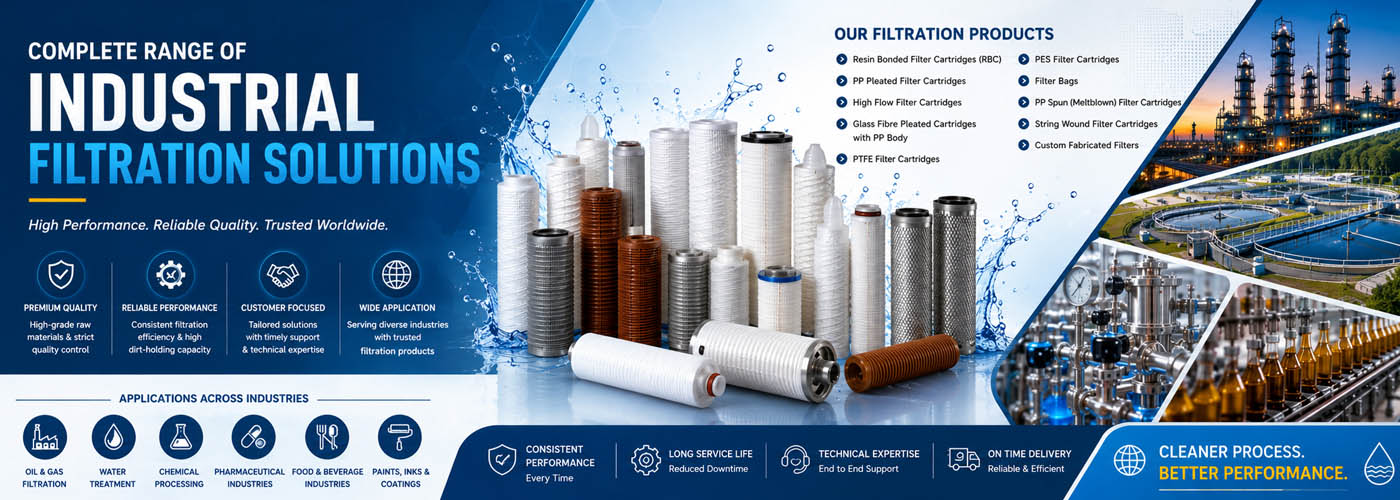 Cartridges, Cellulose Filters / Cartridges, Filter Bags, RBCM Cartridges, RBCM Filters, Cartridge Oil Filters, Cellulose Melamine Cartridges, Chemical Filter Cartridges, Melt Blown Filter Cartridges, Super Swan Micro Filters, Micro Klean Filter Cartridges